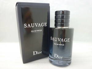 ( использование 1 раз )Christian Dior Christian Dior SAUVAGEsova-juEDPo-du Pal вентилятор 60ml мужской духи аромат USED