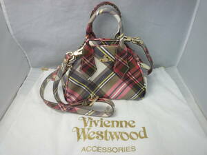 Vivienne Westwood ヴィヴィアンウエストウッド DERBY SMALL YASMINE ヤスミン ミニ2way ハンド/ショルダーバッグ レディース USED