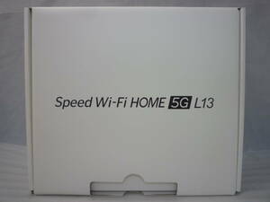 ☆未使用☆新品 Speed Wi-Fi HOME 5G L13 ホームルーター ホワイト ZTR02SWUモデル ZTE Corporation 利用制限〇 ①