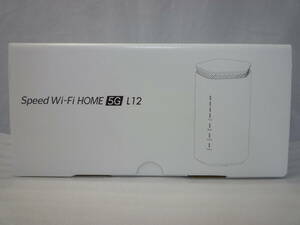  повторная выставка * не использовался * новый товар Speed Wi-Fi HOME 5G L12 Home маршрутизатор белый NARO2SWU NEC платформа z ограничение использования 0