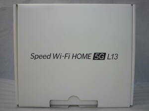 ☆未使用☆新品 Speed Wi-Fi HOME 5G L13 ホームルーター ホワイト ZTR02SWUモデル ZTE Corporation 利用制限〇 ③