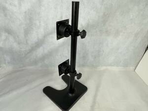 [240515-2] monitor arm 2 screen / dual VESA standard correspondence ( screw holes distance )75mm / 100mm