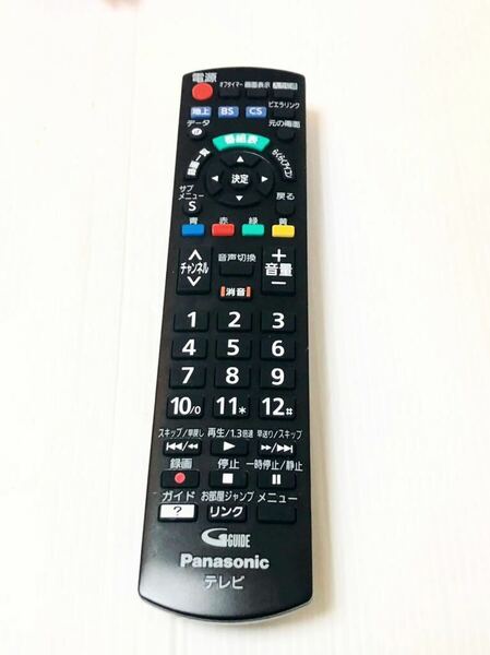 A 送料無料　Panasonic リモコン 【N2QAYB001229】 動作品