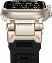 ☆新品・送料無料　[GLILAVOX] アップルウォッチ バンド スポーツ　ブラック_画像3