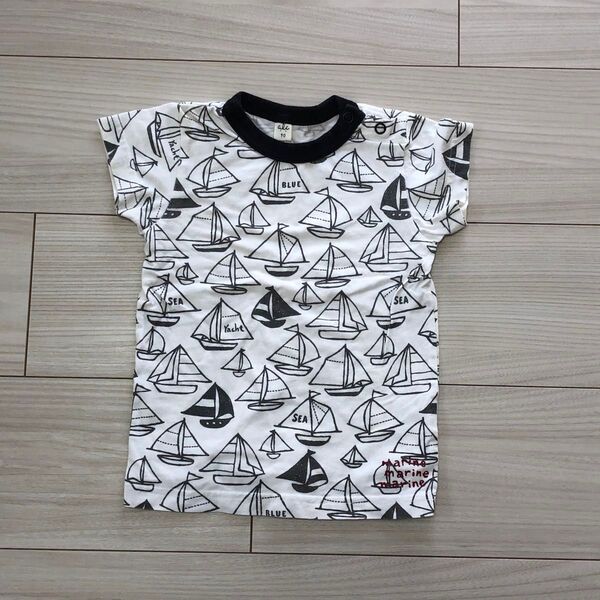 半袖 Tシャツ 90 アプレレクール 男の子 白