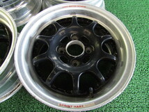 A4296 スプリントハート 14インチ 6J+35 100-4H 4本set ジャンク 修正ベース EP82 スターレット AE101/AE111 レビン/トレノ EG シビック等_画像5