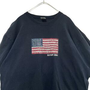OLD NAVY 　アメリカ国旗プリント半袖Tシャツ　メンズXL　b1
