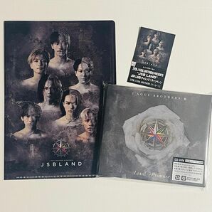 三代目 J SOUL BROTHERS アルバム Land of Promise CD＋JSB LANDクリアファイル＋ステッカー