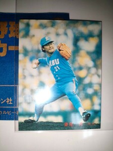 東尾修　87 カルビープロ野球チップス No.40　西武ライオンズ