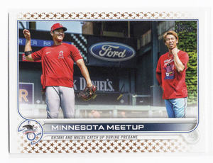 【大谷翔平 前田健太】2022 Topps Series1 - MINNESOTA MEETUP #122 ★ エンゼルス ツインズ ドジャース