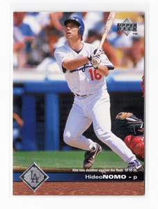 レア！【野茂英雄 ／ Hideo Nomo】1997 Upper Deck #94 ★ Los Angeles Dodgers ドジャース