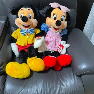 東京ディズニーランド　開園当初　ミッキー＆ミニー　ぬいぐるみ