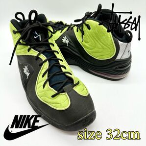 stussy ステューシー × ナイキ エアペニー2 "ブラック/グリーン" NIKE 32cm 希少価値