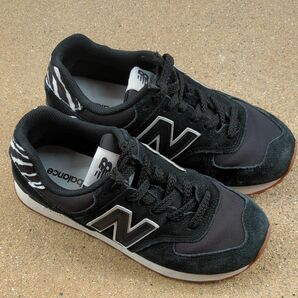 ニューバランス　574　New Balance　ブラック　アニマル柄　レディース　WL574XB2　24.0センチ