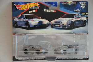 Hot Wheels NISSAN SKYLINE GT-R BNR32 & BNR34 NISMO 2 car set ★HW ホットウィール ニッサン スカイライン ニスモ GTR