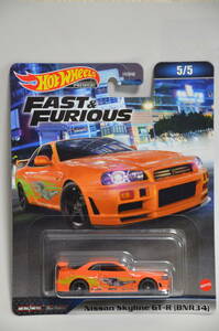 Hot Wheels 2023 Wild Speed Nissan Skyline GT-R BNR34 #5/5★HW ホットウィール ワイルドスピード ニッサン スカイライン GTR ワイスピ