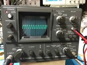 トリオ ステーションモニター SM-220 オプションBS-8付き TRIO