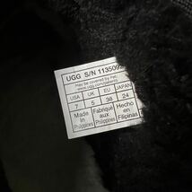 UGG アグ ムートンブーツ　厚底レディースブーツ クラシック ウルトラミニ プラットフォーム ブラック 24.0cm_画像7