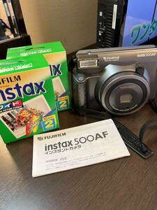 ( beautiful goods ) FUJIFILM Fuji film instax500AF instant camera film 2 box attaching 