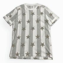 PUMA ☆ スター デザイン グレー ホワイト Tシャツ 半袖 L オシャレ スポーツ ストリート 古着 人気 プーマ■SAP276_画像1