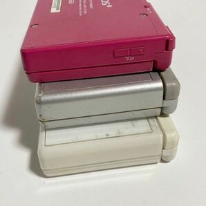 Nintendo DS / DS Lite ☆ シルバー ホワイト ピンク 3点 ジャンク 未動作 パーツ取り レトロ ゲーム 任天堂■SAC125の画像5