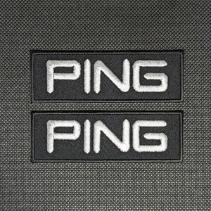 PING GOLF ピン アイロンワッペン 2枚SET