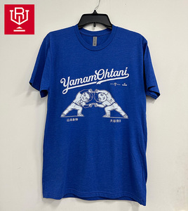 【送料無料】Roto Wear ロトウェア Dodgers YamamOhtani T-Shirt　ドジャーズ　山本選手＆大谷選手 Tシャツ　XLサイズ royamamohtanis