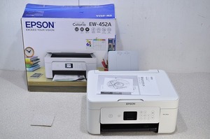 未チェック■現状 複合機 EPSON colorio EW-452A エプソン カラリオ A4 インクジェット プリンター プリンター 無線LAN対応