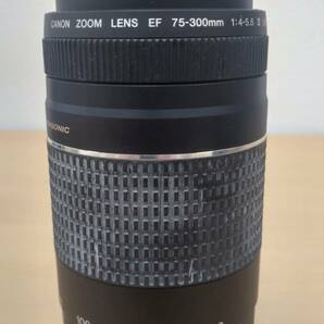 #10283 Canon キヤノン EOS KissⅢ レンズセット EF 28-80mm 1:3.5-5.6 75-300mm 1:4-5.6 USM 動作未確認 ジャンクの画像7