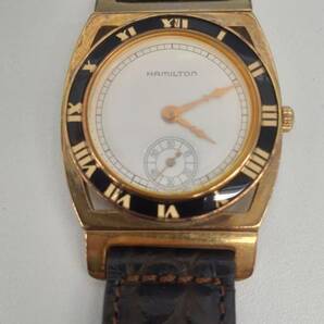 #11492 HAMILTON ハミルトン クォーツ 腕時計 メンズ 不動品の画像2