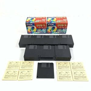 beautiful goods TDK MF-2HD DOS18 DOS/V for format settled floppy disk all 71 pieces set (40 sheets +31 sheets ) box x2/ label x2 type attaching # unused goods [TB]