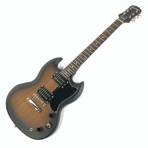 Epiphone エピフォン SG エレキギター シリアルNo.17102302780 ブラウン/黒系★動作品