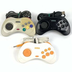 SEGA セガサターン USBコントローラー まとめ売り 3個セット＊簡易検査品【GH】