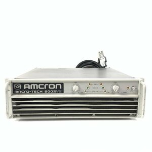 Amcronamk long Crown Crown MACRO-TECH 5002VZ PA amplifier 1865W+1865W/4Ω crack no corporation regular imported goods * junk [TB]