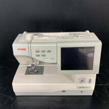 JANOME ジャノメ SECIO 11000 860型 コンピューターミシン 電源コード/ケーブル/ハードケース付き＊ジャンク品_画像2