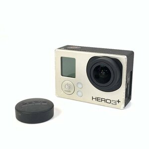 GoPro HERO3+ アクションカメラ レンズカバー付き●動作未確認品