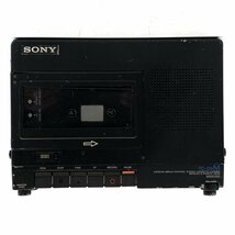 SONY TC-D5M ソニー ポータブルカセットレコーダー カセットデンスケ ストラップ付き ※通電NG 状態説明あり◆ジャンク品【福岡】_画像6