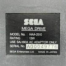 SEGA セガ メガドライブ コントローラー付 起動OK ※動作/状態説明あり ＊簡易検査品【福岡】_画像7