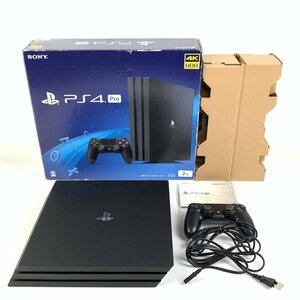 SONY ソニー CUH-7200C PlayStation4 PS4 Pro ゲーム機本体 初期化済み コントローラー/電源コード他セット＊簡易検査品