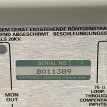 Tektronix WFM601 テクトロニクス シリアルコンポーネントモニター他 まとめ2点セット＊簡易検査品【TB】_画像9