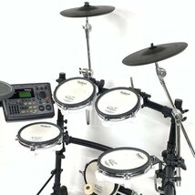 [関東のみ発送可]Roland ローランド TD-8 電子ドラム [ ケーブル×7 / ACアダプター /イス / ペダル ]付き★簡易検査品_画像4