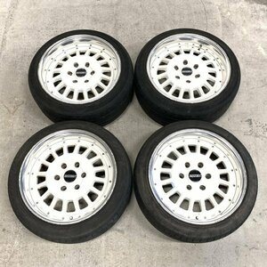 CBS エセックス BENC-D ホイール&ラジアルタイヤ 18×9J PCD139.7 6穴 OFF+25○現状品