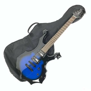 EDWARDS E-K-GA/TM electric guitar DIR EN GREY/. model SeymourDuncan:SH1n/SH4 installing serial No.ED0506519 black / blue series soft case attaching * operation goods 