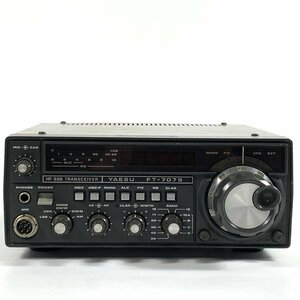 YAESU Yaesu Yaesu FT-707S HF SSB приемопередатчик шнур электропитания имеется * рабочий товар 