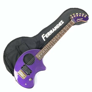 FERNANDES Fernandes ZO-3 электрогитара фиолетовый серия мягкий чехол имеется ★ работоспособность не проверялась товар 