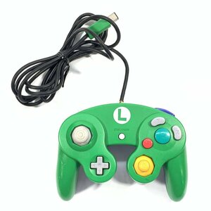 NINTENDO 任天堂 DOL-003 GAMECUBE ニンテンドーゲームキューブ コントローラー ルイージカラー＊ジャンク品