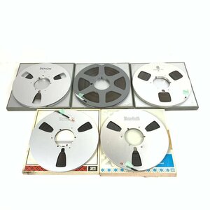 Scotch Scotch 207-1/4-3600R / 206-762R open reel tape 10 number metal reel / back coat Type other summarize all 5 volume set * operation not yet verification goods 