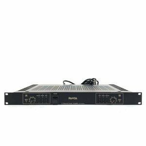 RAMSA/National Ram saWP-9055A PA amplifier 2 channel power amplifier * simple inspection goods [TB]