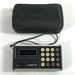 CASIO MINI カシオ CM-601 レトロ電卓 ソフトケース付き＊ジャンク品