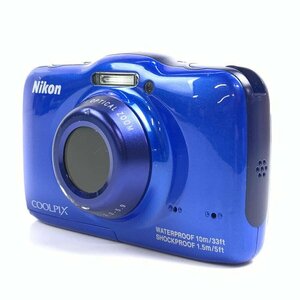 Nikon ニコン COOLPIX S32 コンパクトデジタルカメラ バッテリー付き●動作品